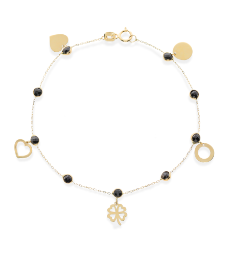 Złota bransoletka celebrytka Próby 585