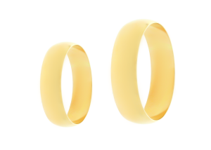 Obrączka złota Próby 585