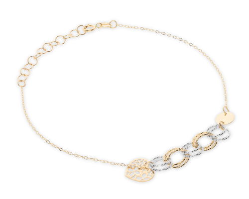 Złota bransoletka celebrytka Próby 585