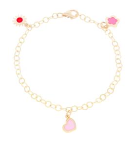 Złota bransoletka dziecięca Próby 585