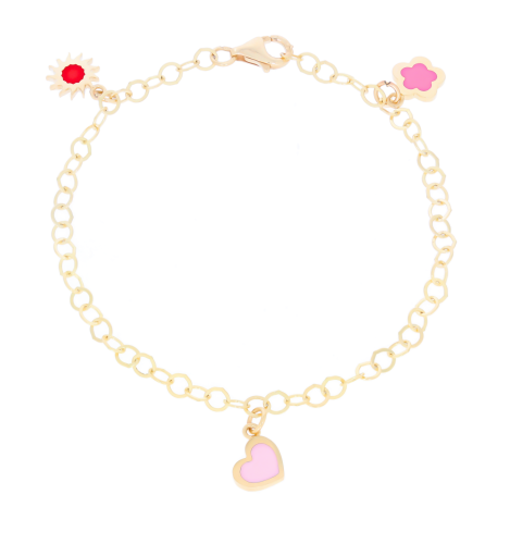 Złota bransoletka dziecięca Próby 585