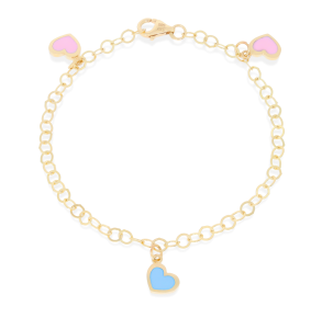 Złota bransoletka dziecięca Próby 585