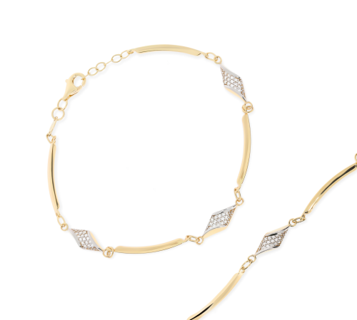 Złota bransoletka Próby 585