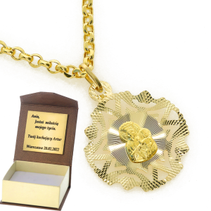 Złoty medalik Próby 585 