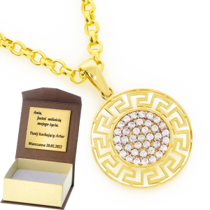 Złota zawieszka Próby 585