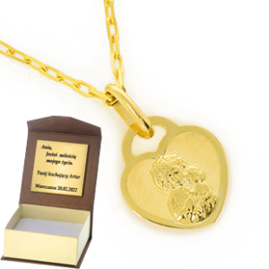 Złoty medalik Próby 585