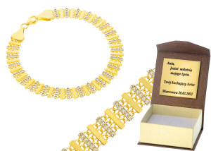 Złota bransoletka Próby 585