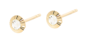 Złote kolczyki z cyrkonią Próby 585