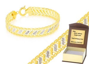 Złota bransoletka Próby 585