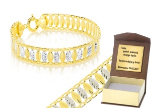 Złota bransoletka Próby 585