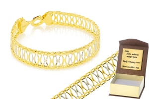 Złota bransoletka Próby 585