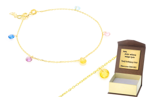 Złota bransoletka Próby 585