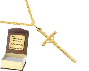 Złoty krzyżyk papieski Próby 585