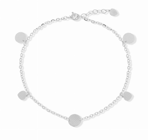 Srebrna bransoletka na nogę Próby 925