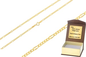 Złoty łańcuszek pełny  Próby 585 