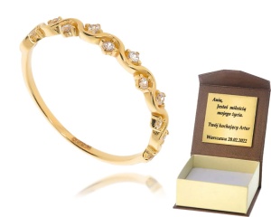 Złoty pierścionek  Próby 585 