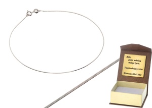 Złota bransoletka na nogę Próby 585