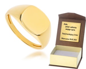 Złoty sygnet Próby 585